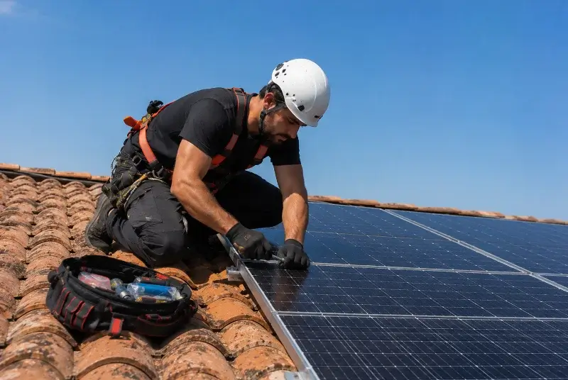 Maintenance et monitoring de panneaux solaires à la Motte-d'Aigues