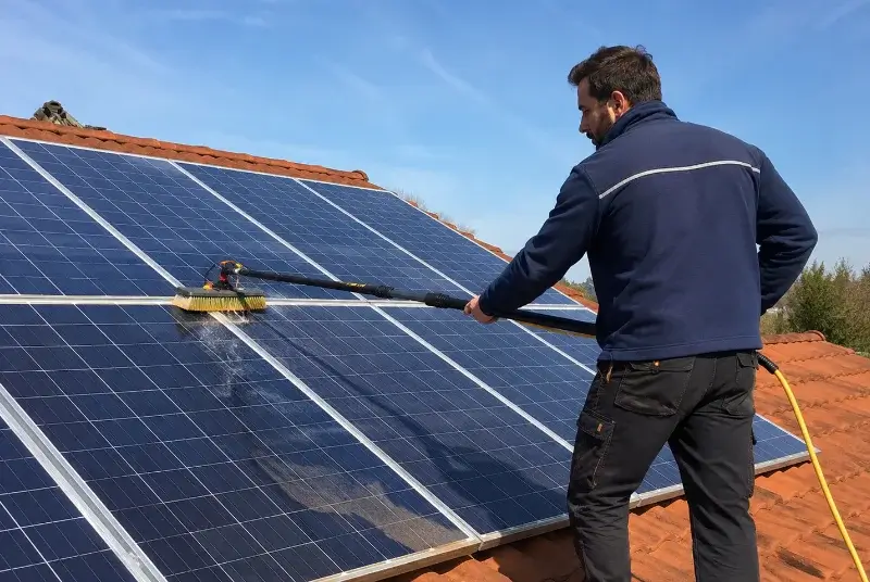 Nettoyage et entretien de panneaux solaires à la Motte-d'Aigues