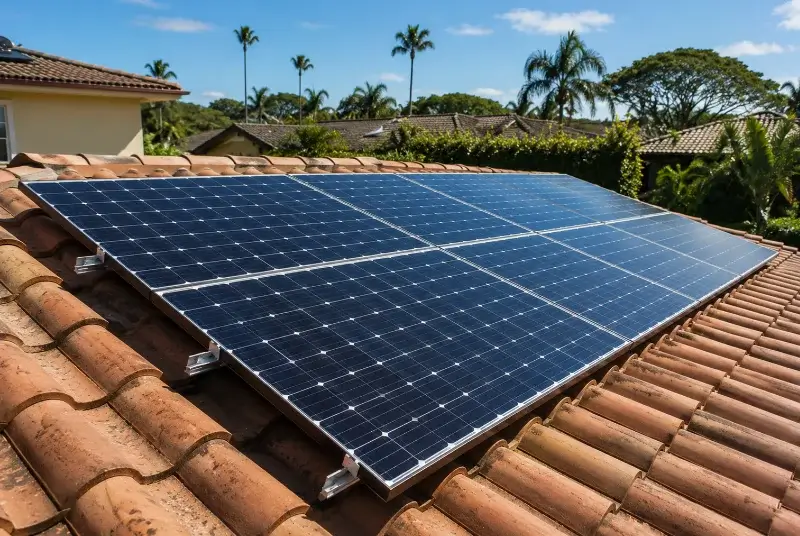 Installation de panneaux solaires à la Motte-d'Aigues